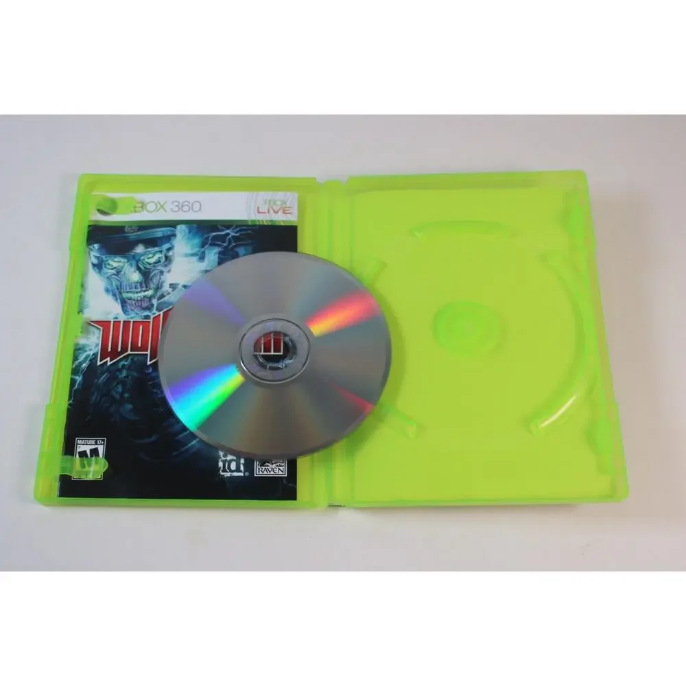 Wolfenstein (Microsoft Xbox 360, 2009) Authentic, complete, tested/works